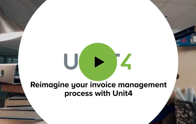 thumbnail image for Unit4 invoice management video