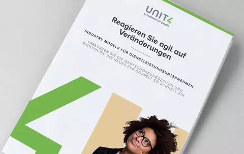 Klicken Sie hier, um das Whitepaper über das Unit4 Modell für Dienstleistungsunternehmen zu lesen