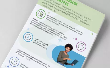 Voorbladafbeelding voor Nucleus infographic over de waarde van geharmoniseerde ERP- en FP&A-oplossingen