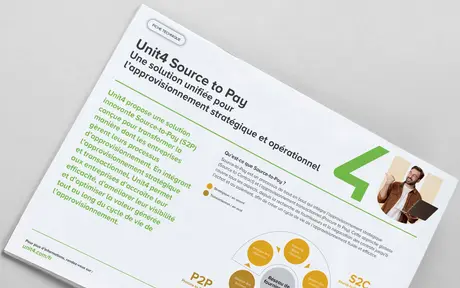 Consultez notre fiche technique consacrée à Unit4 Source to Pay
