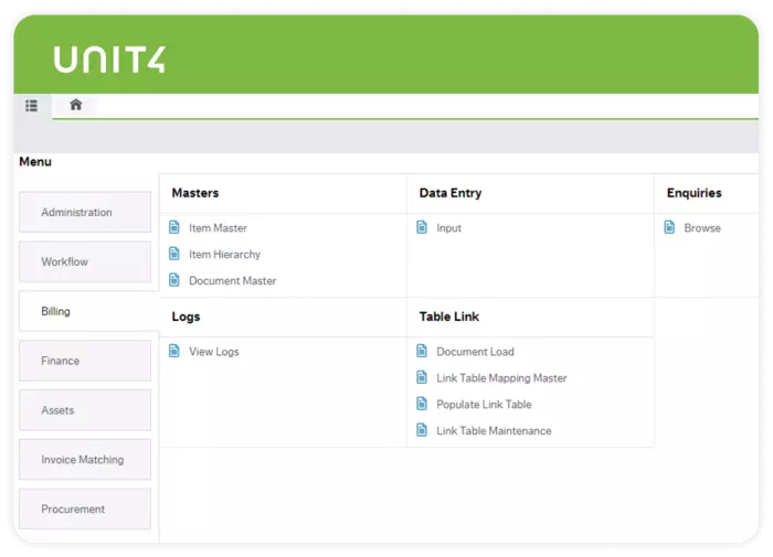 Klicken Sie hier, um das Unit4 Financials by Coda Billing Factsheet zu lesen