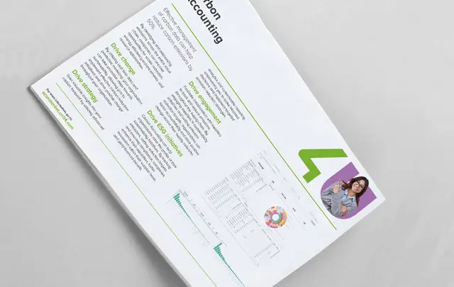 Click here to read our Carbon Accounting datasheet.