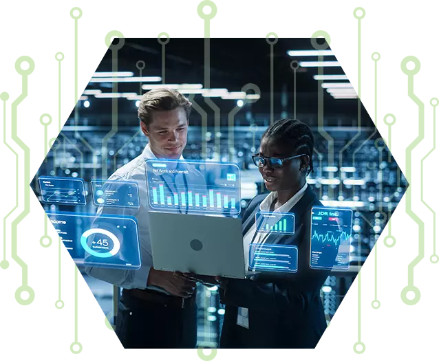 Key visual image for AI at Unit4