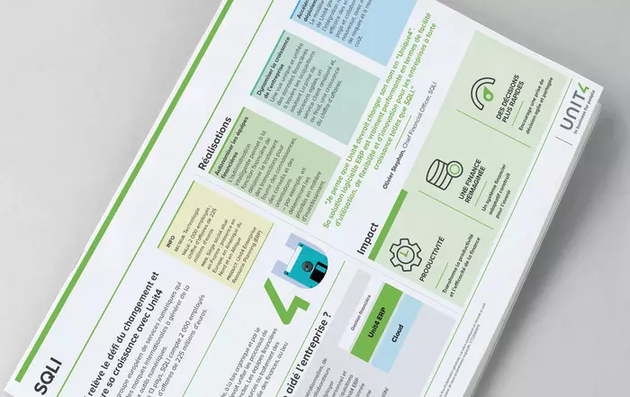 Image de couverture du témoignage client de Unit4 – SQLI