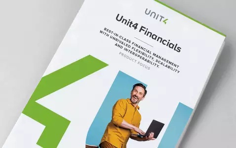 Cover of Unit4 Financials brochure