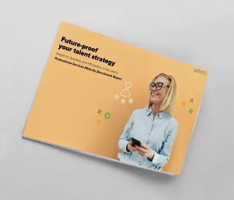 Smiling woman with glasses