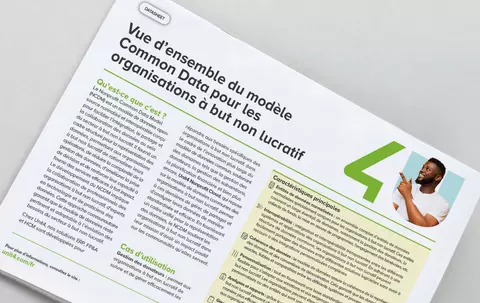 Cliquez pour télécharger notre présentation du modèle de données commun de Unit4 dédié au secteur des organisations à but non lucratif