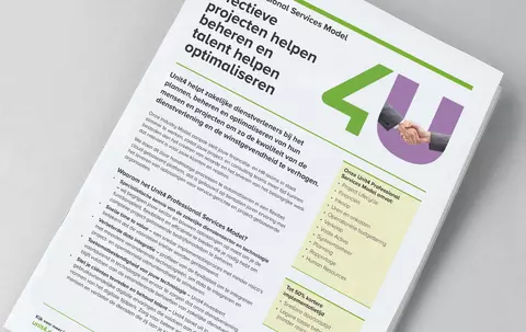Klik hier om onze factsheet over het Unit4 PSO branchemodel te lezen.