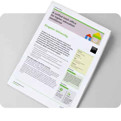 Innholdsbilde fra Unit4-kundehistorie – Kingston University