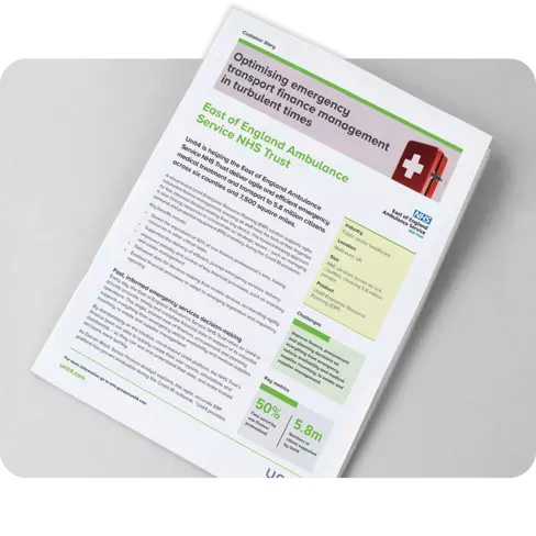 Innehållsbild: Unit4-kundberättelse – East of England Ambulance Service NHS Trust