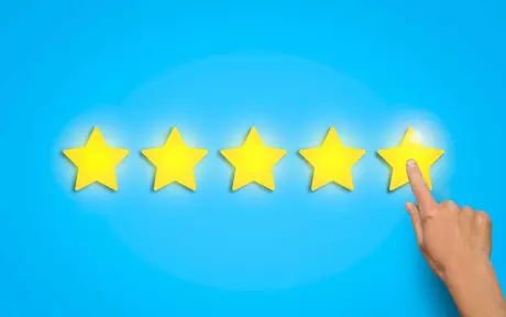 stars on blue background