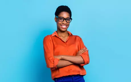 smiling business woman