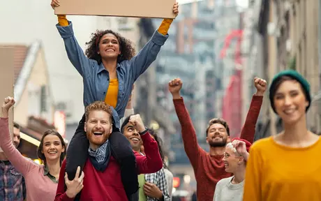 peaceful protest