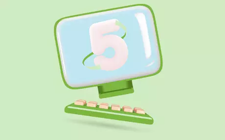 number five in the screen