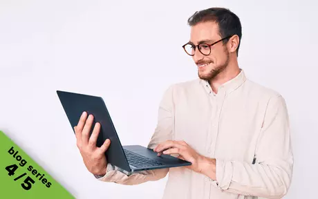 men with a laptop