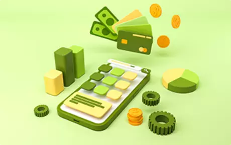calculator and credit cards