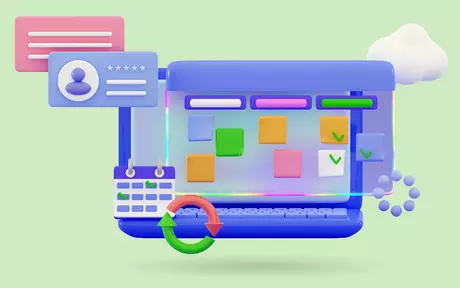blue dashboard