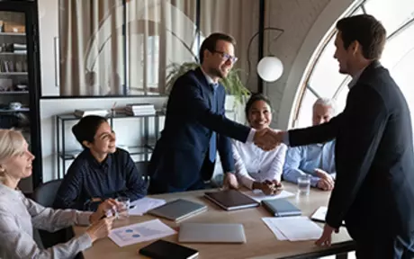 people in a meeting