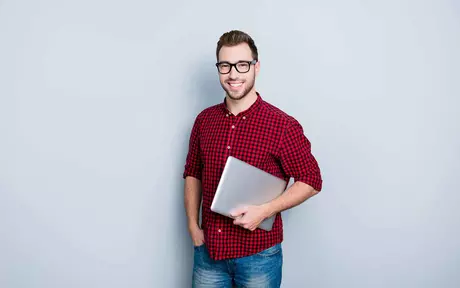 Men with laptop