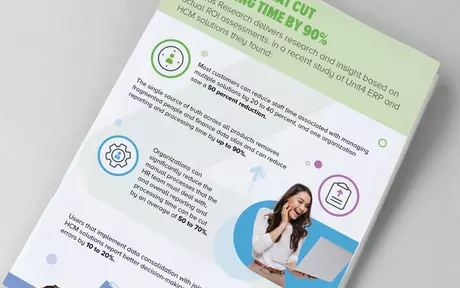 Cover image for Nucleus infographic about the value of integrated ERP and HCM solutions