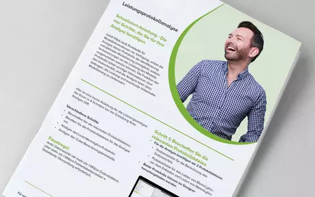 Titelbild für das Unit4 FP&A Factsheet zur Performance-Log-Analyse 