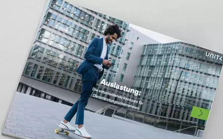 Titelbild für das E-Book zur Ressourcenauslastung in Dienstleistungsunternehmen