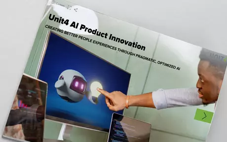 Napsauttamalla tätä voit lukea e-kirjan: Unit4:n tekoälytuoteinnovaatiot