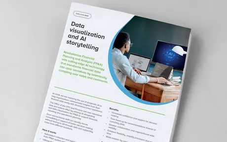 Click here to read our executive brief: “Data visualization and AI storytelling”