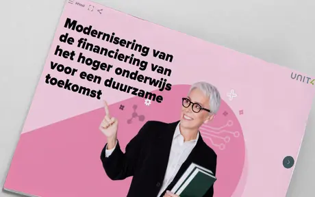 Klik hier om ons e-book te lezen: “Modernizing Higher Education finance for a sustainable future” (Modernisering van de financiën binnen het hoger onderwijs voor een duurzame toekomst)