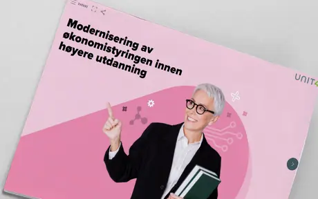 Klikk her for å lese e-boken vår: «Modernisere økonomi i høyere utdanning for en mer bærekraftig fremtid»