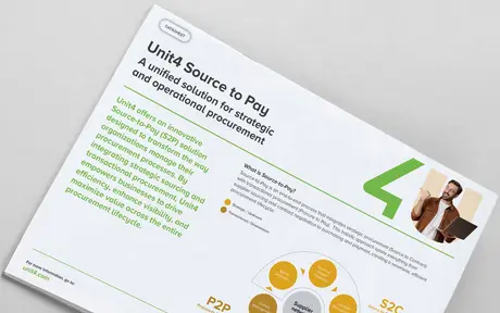 Read our datasheet about Unit4 Source to Pay