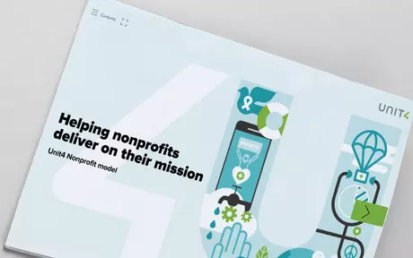 cover image for e-book about the Unit4 Nonprofit industry model
