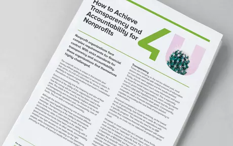 cover image for Industry Focus: Nonprofit – Transparency and Accountability