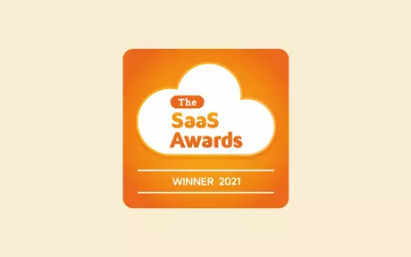 SaaS Award winner logo for Best SaaS ERP